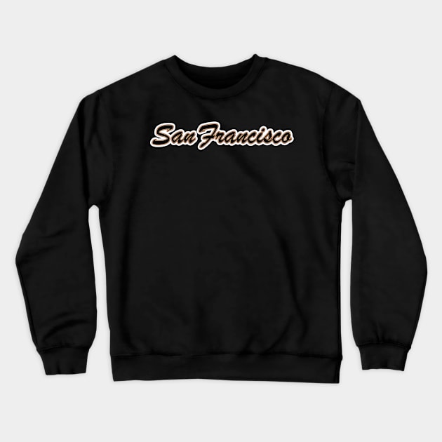 Football Fan of San Francisco Crewneck Sweatshirt by gkillerb